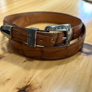 Men’s gator, print Brighton belt